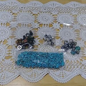 Jewelry Making Supplies - Loose Beads turquoise, earth tones, silver, gemstones